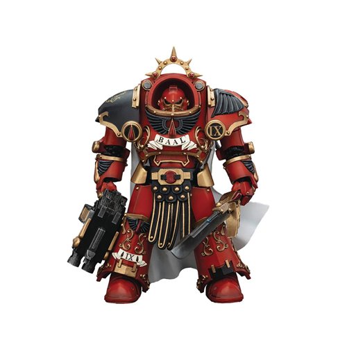 Joy Toy Warhammer Horus Heresy Blood Angels Legion Praetor in Tartaros Terminator Armor 1:18 Scale A