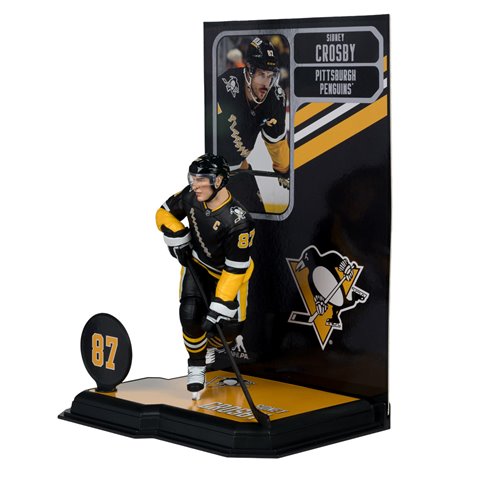 NHL SportsPicks Pittsburgh Penguins Sidney Crosby Alternate Jersey 7-Inch Posed Figure