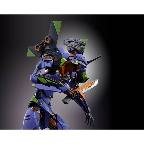 Evangelion Test Type-01 30th Anniversary with Spear Gaius Metal Build Action Figure