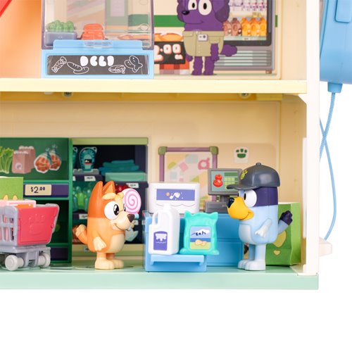 Bluey S13 Lets Play Chef Supermarket Playset