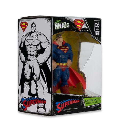 DC Direct Collector Vinyl Wave 2 Superman Todd's Mods Limited Edition 4 1/2-Inch Scale Posed Figure