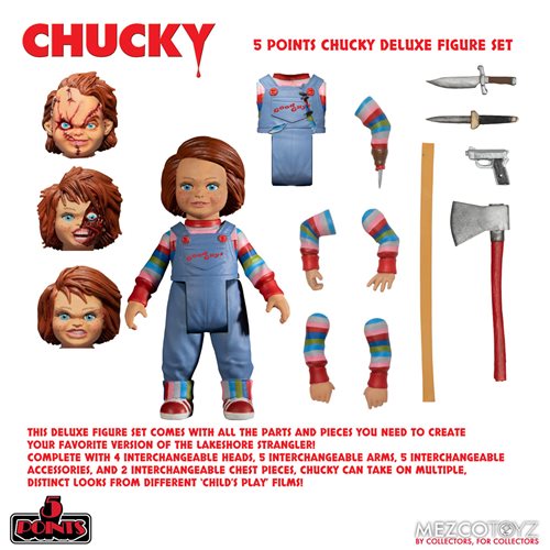 Child's Play Chucky 5 Points Deluxe Figure Set