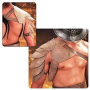 Spartacus: Blood and Sand Leather Pauldron Prop Replica