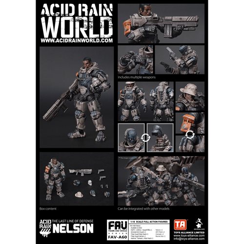 Acid Rain Nelson 1:18 Scale Action Figure