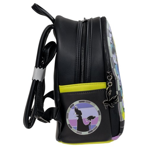 Sleeping Beauty Maleficent Stained Glass Mini-Backpack - Entertainment Earth Exclusive