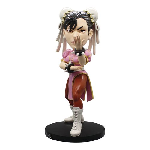 Street Fighter Chun-Li Pink Outfit 8-Inch Polystone Bobblehead - Convention Exclusive