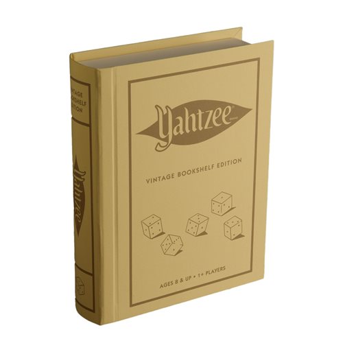 Yahtzee Vintage Bookshelf Edition Game