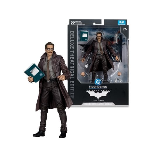 DC Multiverse Deluxe Theatrical Edition Wave 5 The Dark Knight Commissioner Gordon 7-Inch Scale Acti