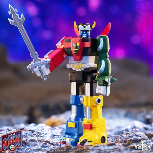 Voltron Vintage Package 3 3/4-Inch ReAction Figure - SDCC Exclusive