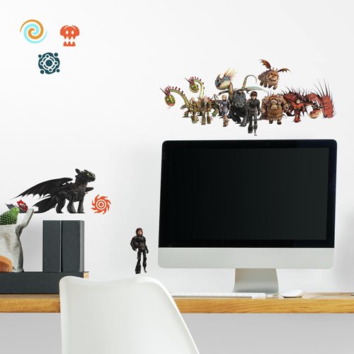 How to Trian Your Dragon: The Hidden World Peel and Stick Wall Decals