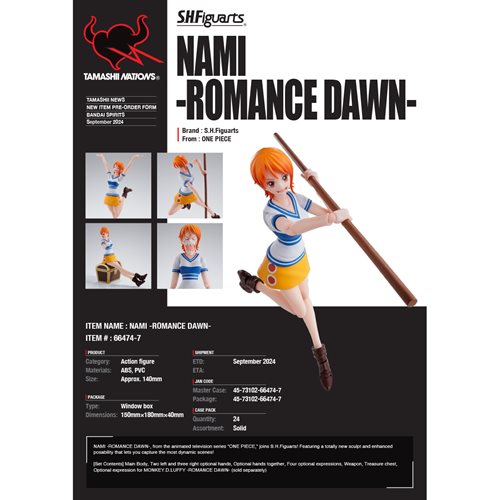 One Piece Nami Romance Dawn S.H.Figuarts Action Figure