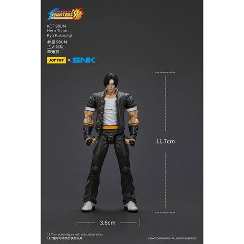 Joy Toy The King of Fighters '98 Ultimate Match Hero Team Kyo Kusanagi 1:18 Scale Action Figure
