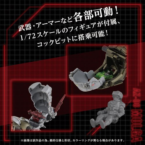 Zoids ADVANCED Zi AZ-08 Molga 1:72 Scale Model Kit