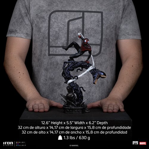Miles Morales Spider-Man vs Villains Battle Diorama Series 1:10 Art Scale Limited Edition Statue
