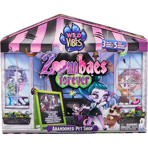 Zombaes Forever Wild Vibes Abandoned Pet Shop Playset
