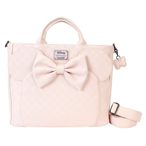 Disney Minnie Ear Checkerboard Convertible Tote Bag