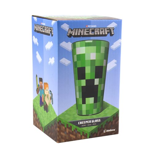 Minecraft Creeper 14 oz. Glass