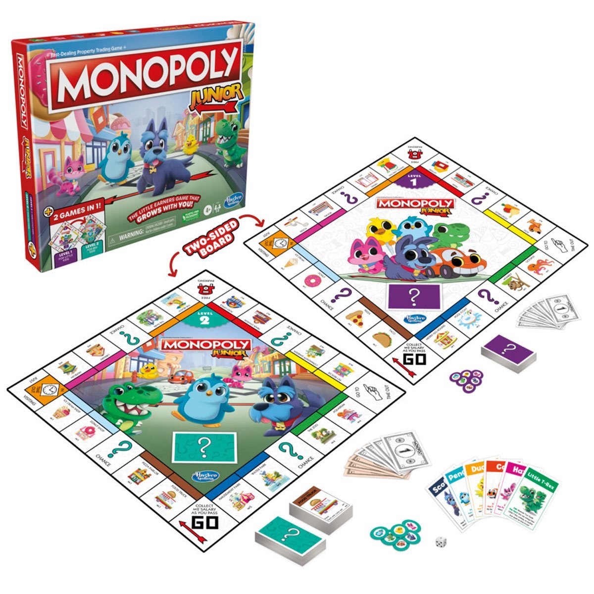 Monopoly Junior 2 Games in 1 - Entertainment Earth