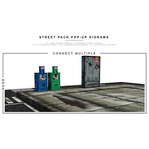 Street Pack Pop-Up 1:12 Scale Diorama