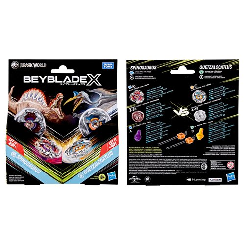 Jurassic World Beyblade Tops Wave 1 Set of 2
