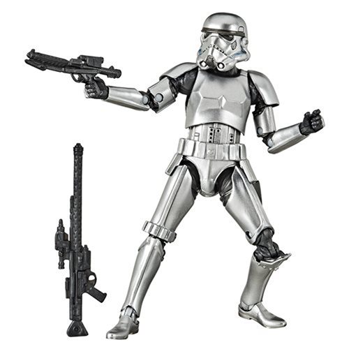 Star Wars The Black Series Carbonized Stormtrooper 6-Inch Action Figure, Not Mint