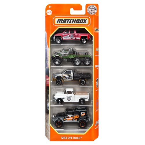 Matchbox Car Collection 5-Pack 2022 Mix 6 Vehicle Case of 12