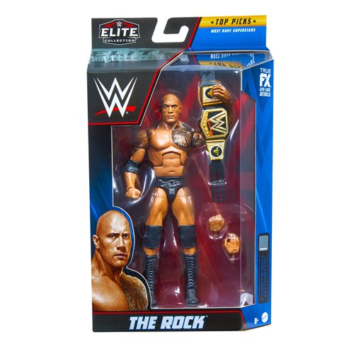 WWE Top Picks 2023 Wave 3 The Rock Elite Action Figure