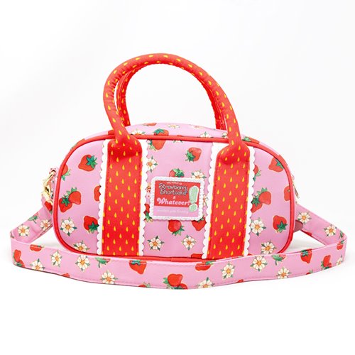 Strawberry Shortcake Duffelette Crossbody Bag with Acrylic Charm
