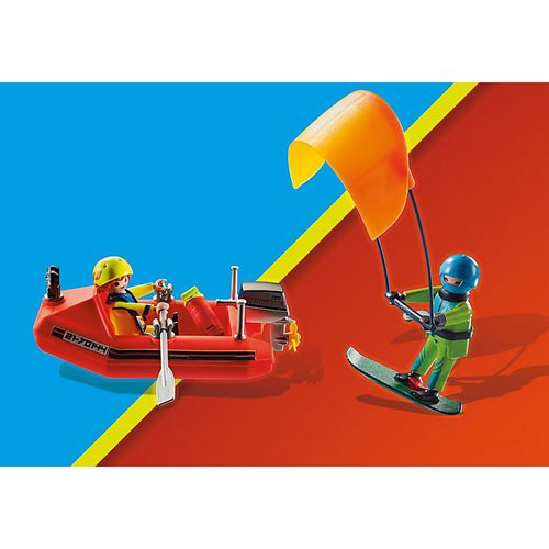 Playmobil 70144 Kitesurfer Rescue with Speedboat