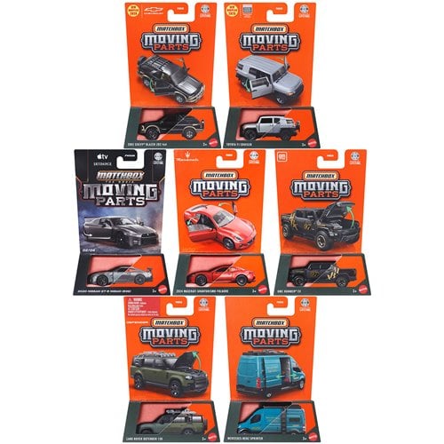 Matchbox Moving Parts 2026 Mix 8 Vehicles Case of 8