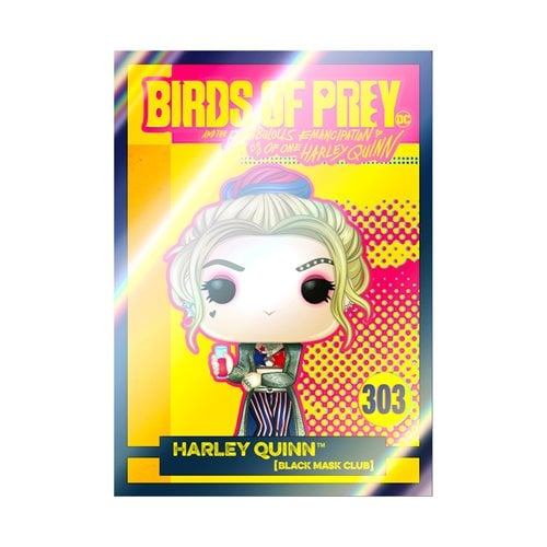 Birds of Prey Harley Quinn Black Mask Club Pop! Vinyl Figure with Collectible Card - Entertainment E