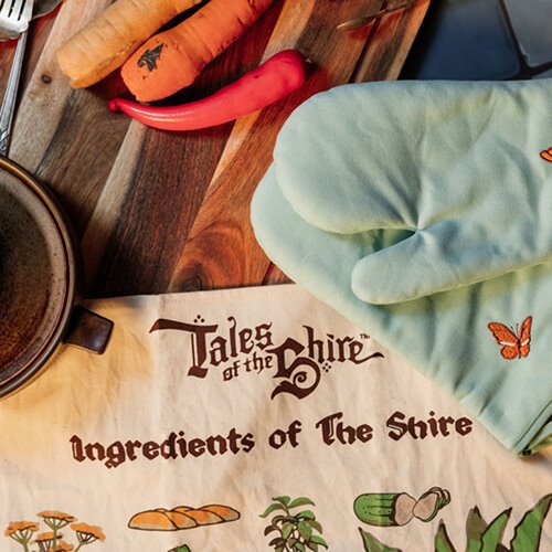 Tales of the Shire 2025 Ingredients of The Shire Tea Towel