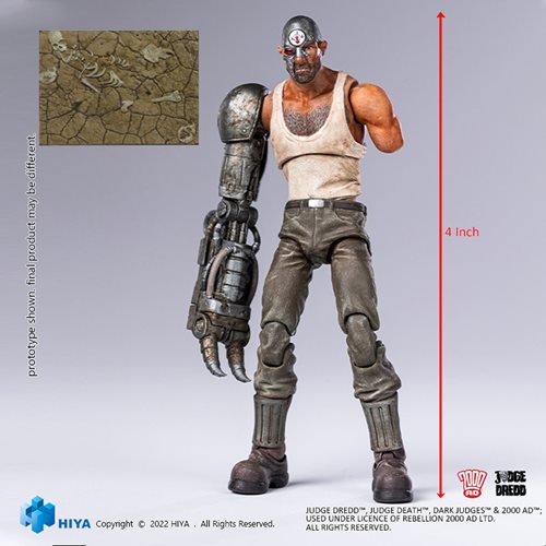Judge Dredd Mean Machine Angel 1:18 Scale Exquisite Mini Action Figure - Previews Exclusive