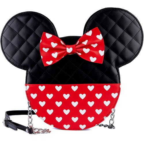 Mickey Mouse and Minnie Mouse Valentines Crossbody Purse