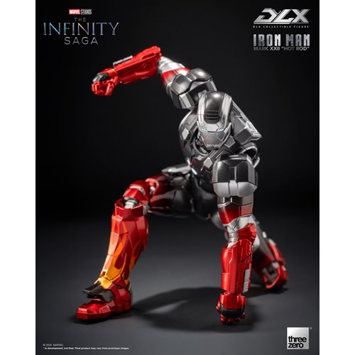 Marvel Studios Infinity Saga DLX Iron Man Mark 22 Hot Rod 1:12 Scale Action Figure