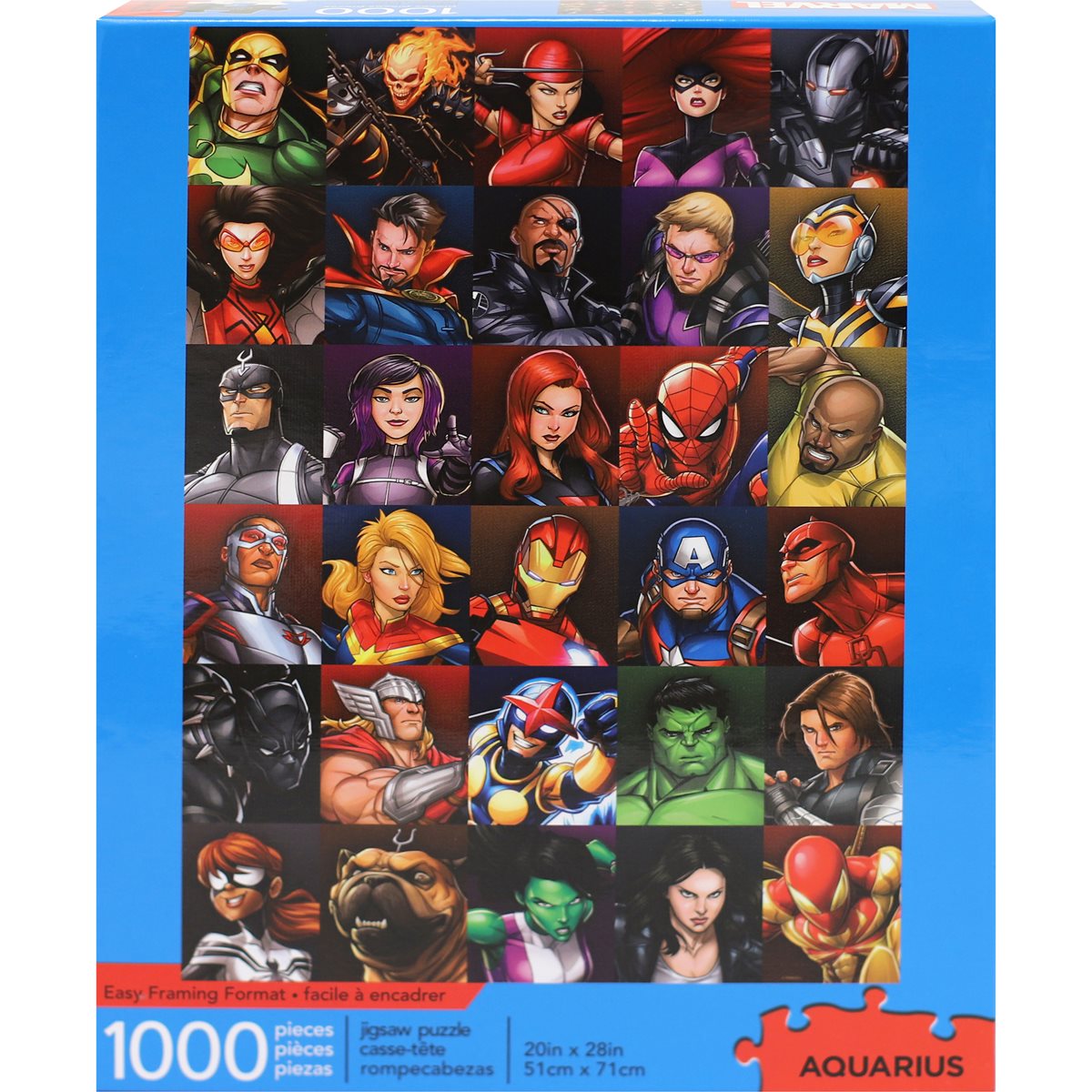 Marvel Heroes Collage 1,000-Piece Puzzle - Entertainment Earth