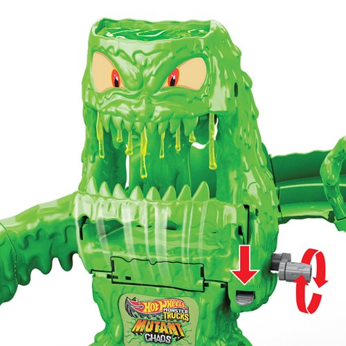 Hot Wheels Monster Trucks Mutant Chaos Monster Takedown Playset