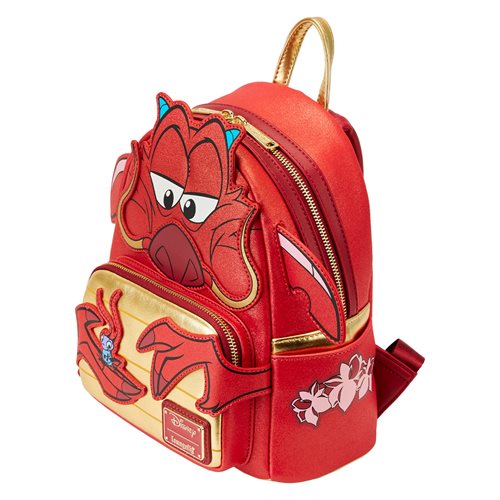 Mulan 25th Anniversary Glitter Mushu Cosplay Mini-Backpack