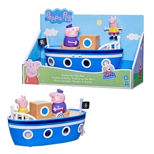 Peppa Pig Peppa's Adventures Grandpa Pig's Cabin Boat Vehicle