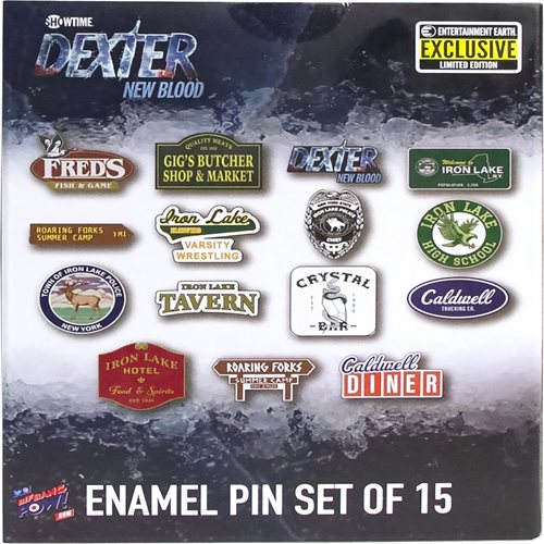 Dexter: New Blood Enamel Pin Set of 15 - Convention Exclusive