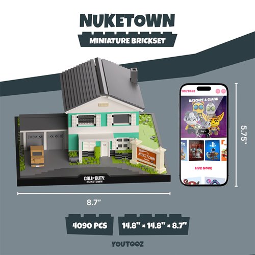 Call of Duty Nuketown Miniature Brickset