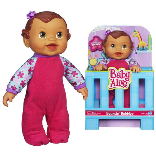 Baby Alive Bouncing Babbles Doll Hispanic