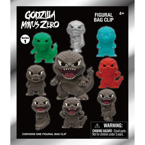 Godzilla Minus Two 3D Foam Bag Clip Display Case of 24