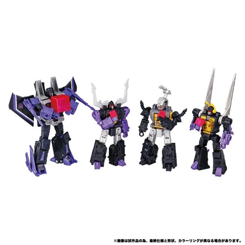 Transformers Dramatic Capture Series DCS-6 Decepticons Part 2 Sktywarp and Insecticons Set