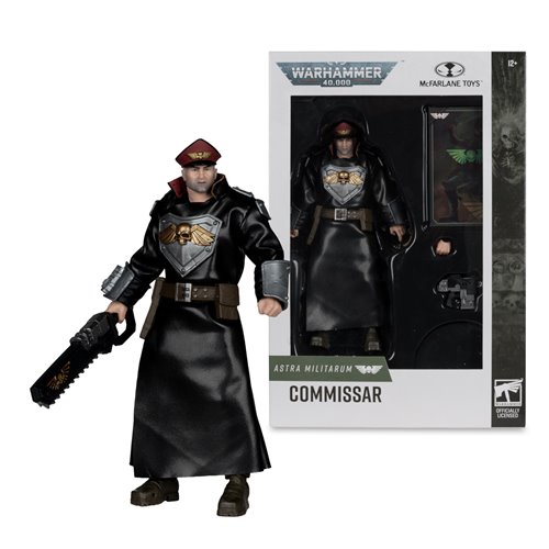 Warhammer 40,000 Wave 10 Astra Militarum Commissar 7-Inch Scale Action Figure