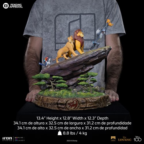 The Lion King Deluxe 1:10 Art Scale Limited Edition Statue