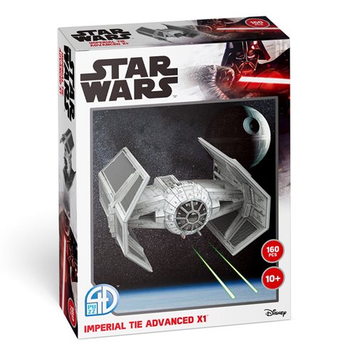 Star Wars TIE Advanced x1 Fighter 3D Model Puzzle Kit