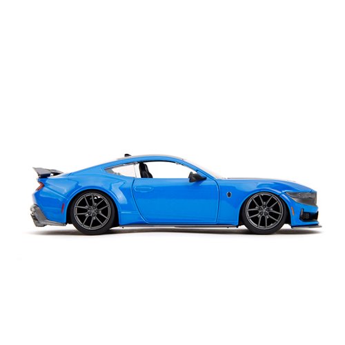 Bigtime Muscle 2024 Blue Ford Mustang Dark Horse 1:24 Scale Die-Cast Metal Vehicle