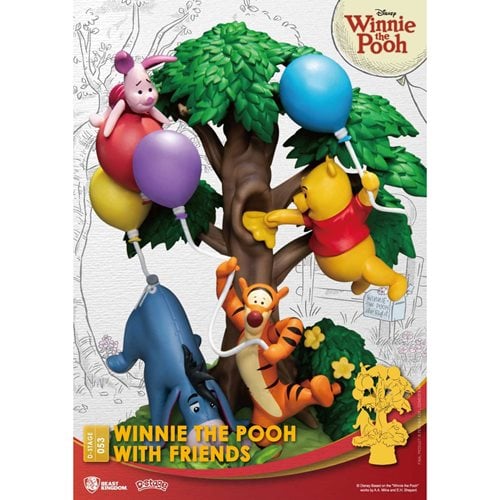 Winnie the Pooh with Friends D-Stage DS-053 6-Inch Statue