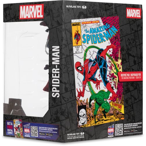Marvel Wave 7 Spider-Man Amazing Spider-Man #318 1:10 Scale Posed Figure with Scene